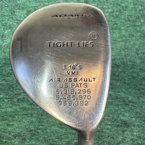 Vintage Adams Tight Lies Air Assault 16° Fairway Wood Mens RH Graphite Silver